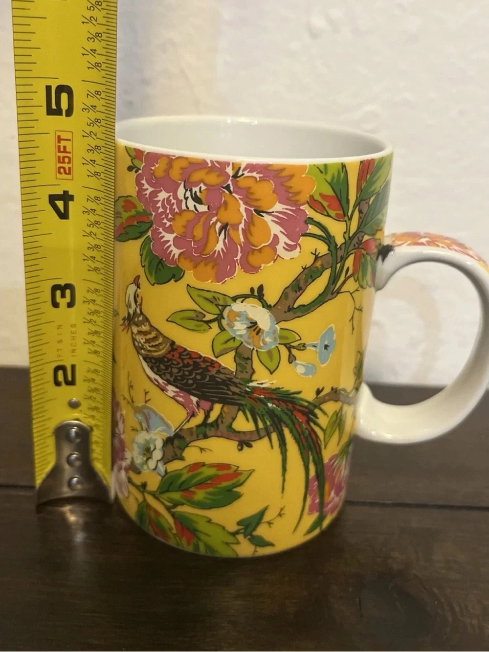Bird tropical blue World Market mug cup